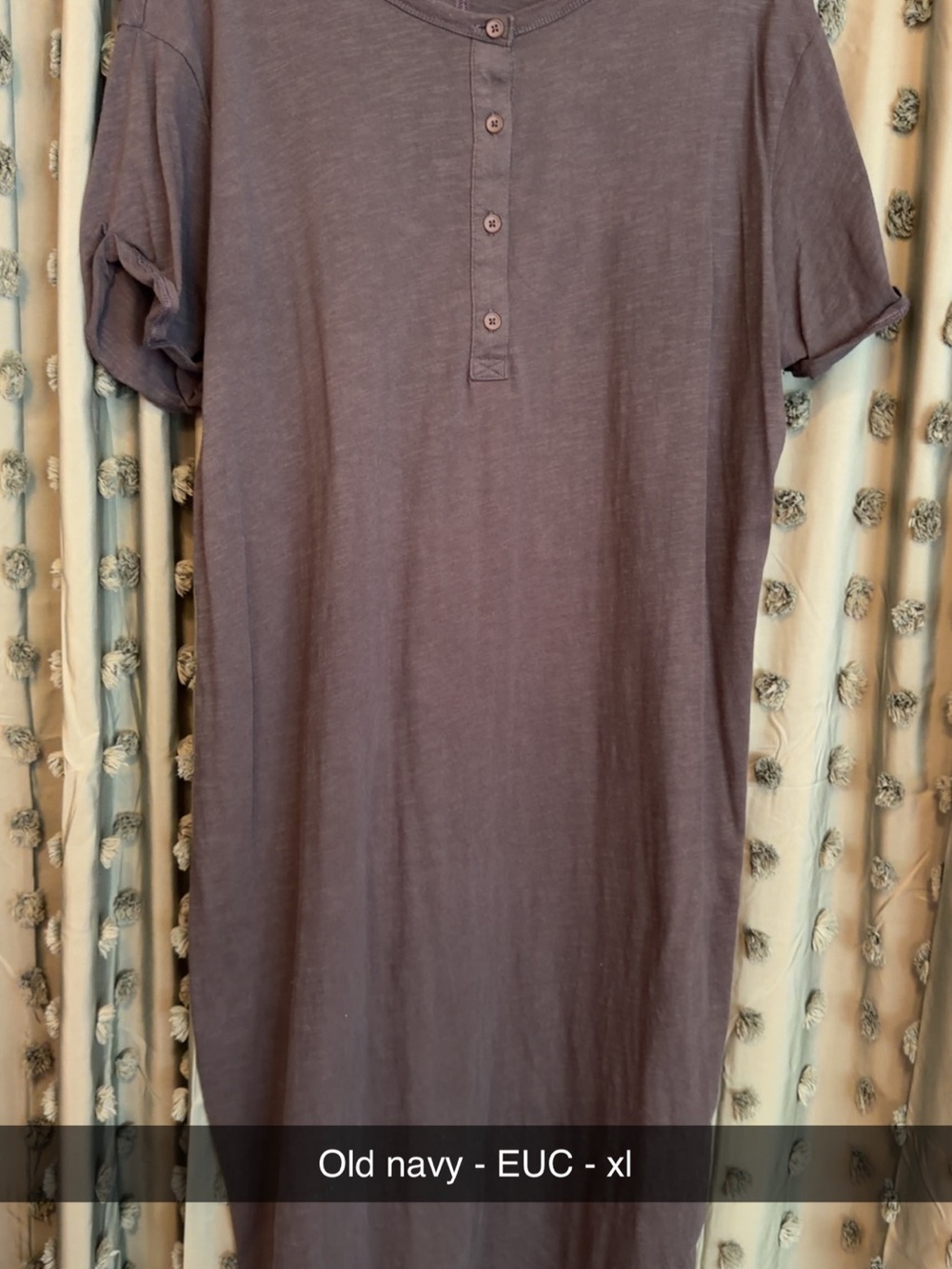 Old Navy Women's Short Sleeve Dress in Charcoal